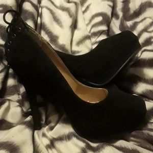 Suede Heels